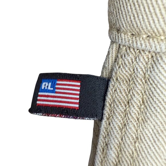 VINTAGE Women's RALPH LAUREN POLO JEANS Co. Saturday Carpenter Khaki Pants | 8 - Picture 5 of 8